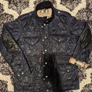 TWO BURBERRY MENS COATS -- Winter Puffer & Fall Jacket